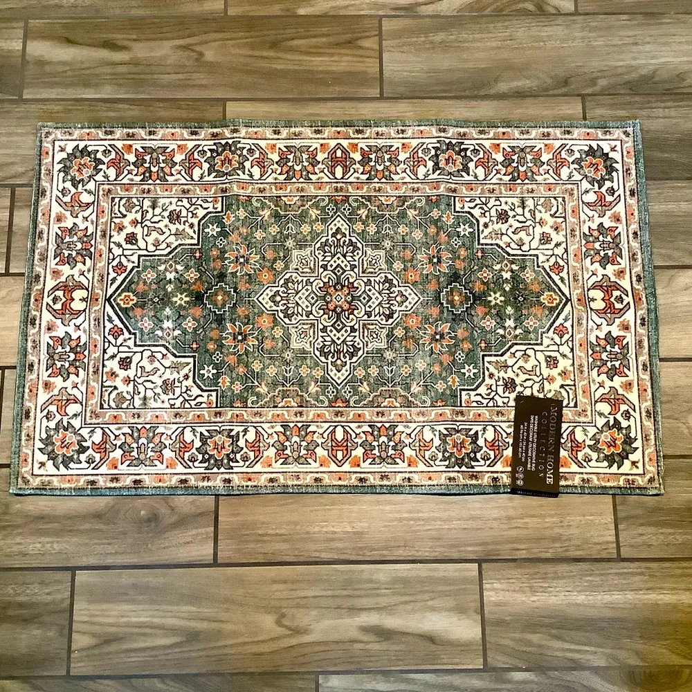 Modern Home Woven Washable Utility or Bath Rug-2’ x 3.33’